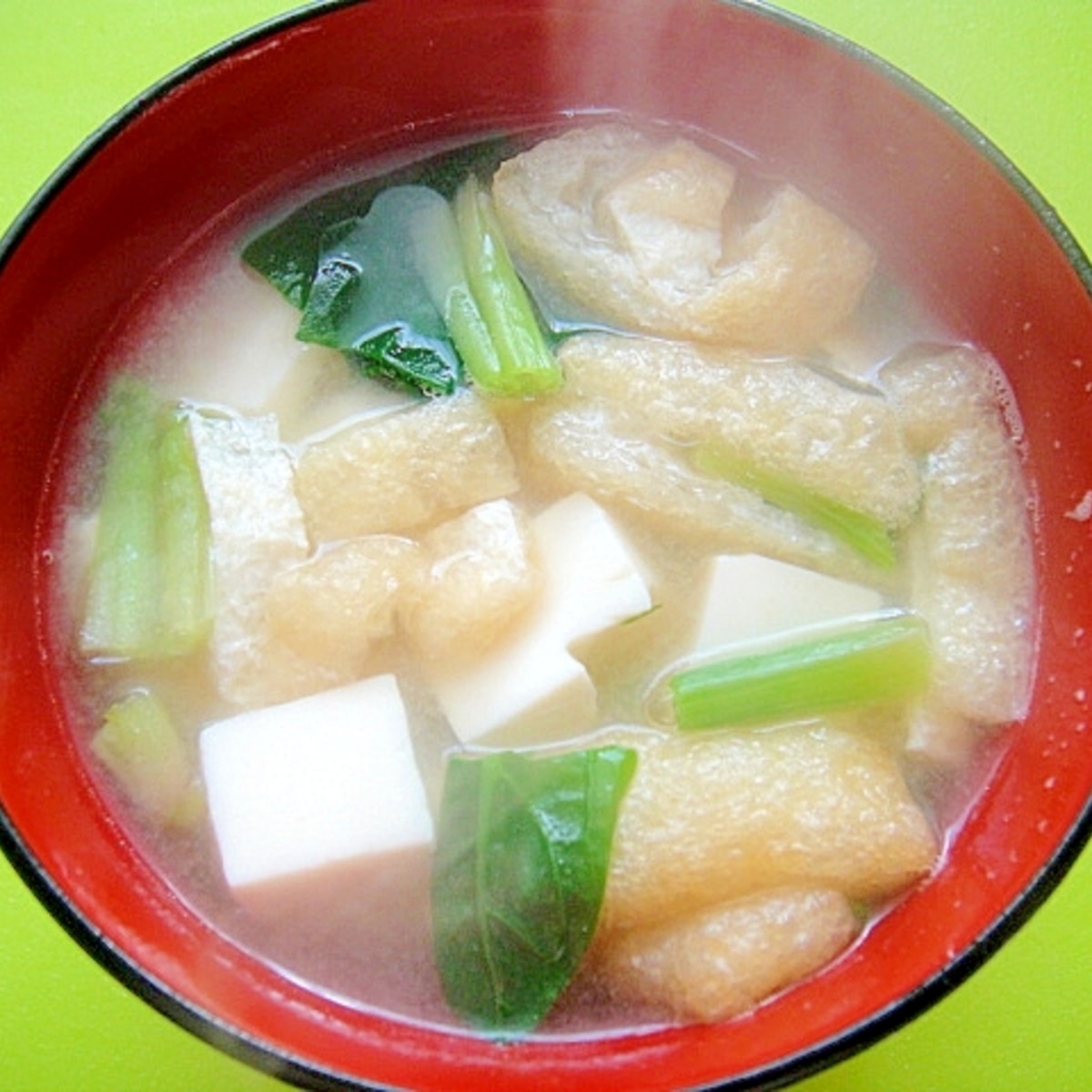 豆腐とほうれん草油揚げの味噌汁 レシピ 作り方 By Mint74 楽天レシピ 豆腐とほうれん草油揚げの味噌汁 レシピ 作り方 By Mint74 楽天レシピ